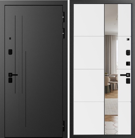 ЭТАЛОН / Зеркало Сапфир, Белый