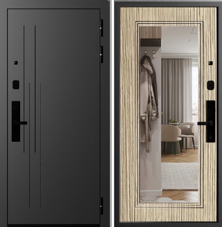 СМАРТ-F20 / Зеркало Изумруд_Капучино