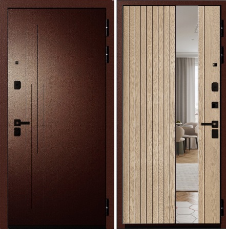 Эталон медь / Сапфир-01_ Дуб натуральный