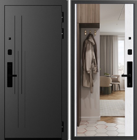 СМАРТ-F20 / Зеркало Панорама_ Клён снежный