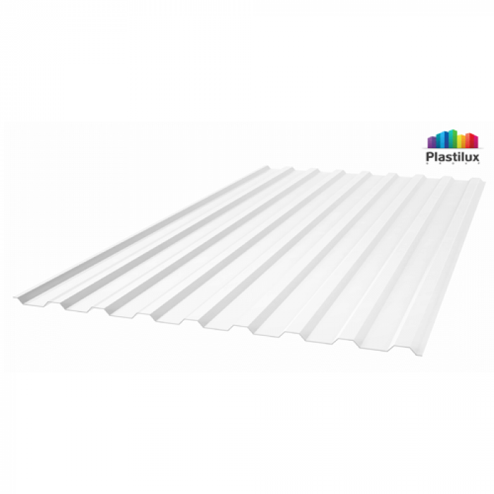 Монолитный профилированный поликарбонат Прозрачный 1,15*1,8 м